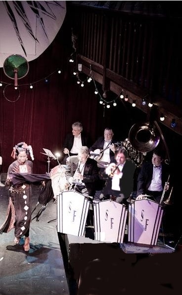 Sweet Follies jouant du swing années 1935 au Zébre de BellevilleZébre de Belleville