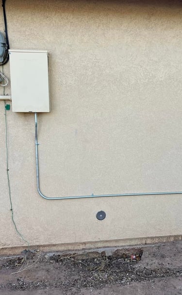 conduit electrical run