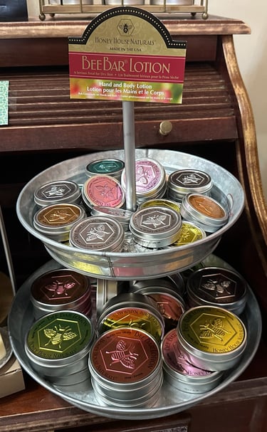 Handmade bee wax body lotion 