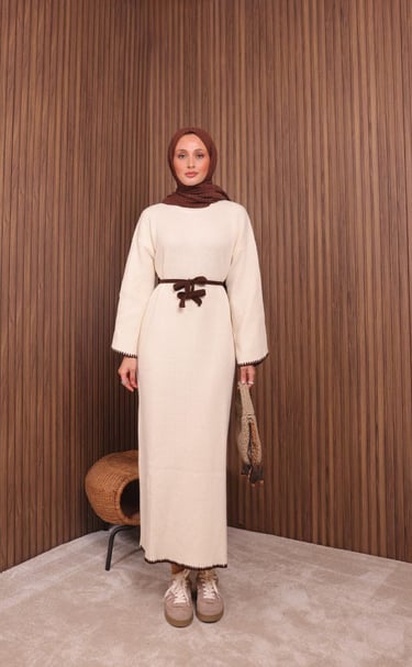 Wool Triko Dress Hijab Fashion Mall