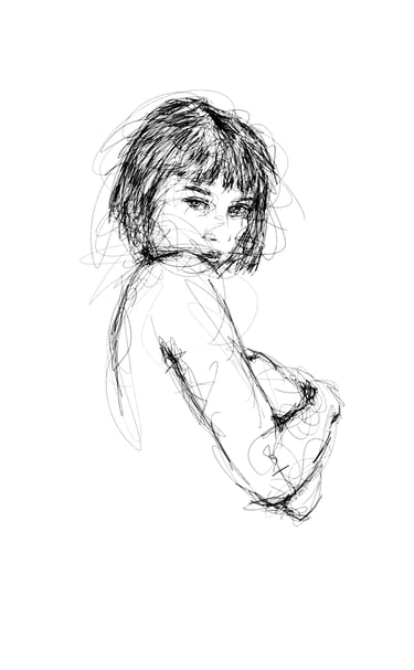 Nude line drawing by NUDITAT