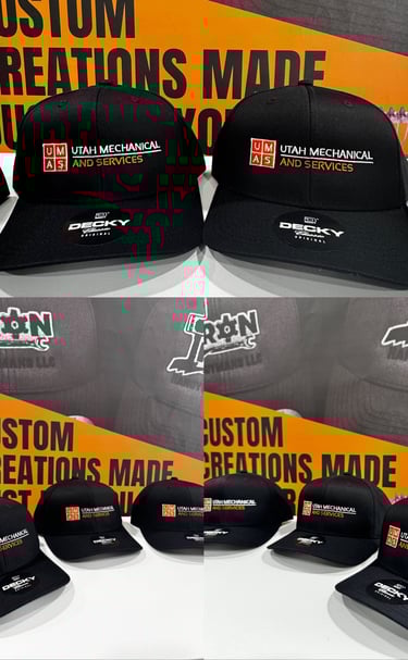 Gorras bordadas en Salt Lake, West Valley, cachuchas bordadas con tu logo
