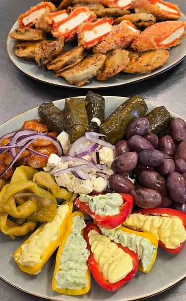 Griechische Vorspeisenplatte