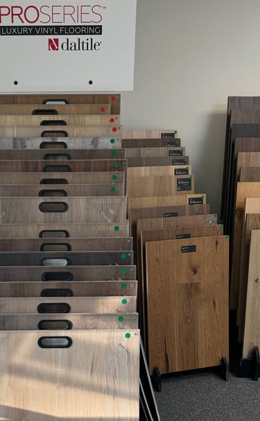 Luxury vinyl plank (LVP) flooring