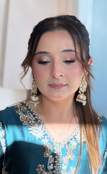 Evening event glam makeup by Maria Padela Beauty