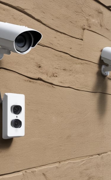 A customer happily unboxing a futuristic gadget with excitement in a bright room.