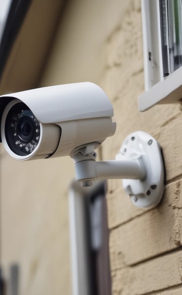 A customer happily unboxing a futuristic gadget with excitement in a bright room.
