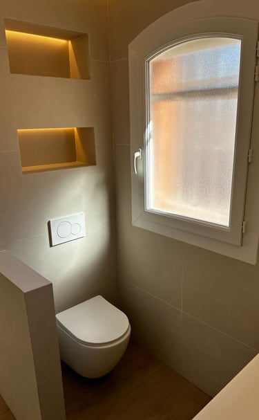 réfection salle d'eau après
