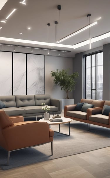 A conference table crafted from reclaimed wood with metal accents.