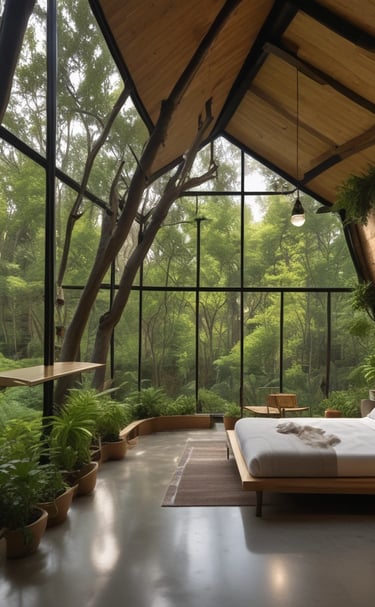 Alojamientos Biofílicos: Donde el diseño se integra con la naturaleza