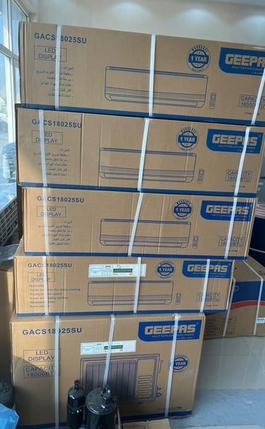 vast array of air conditioners 