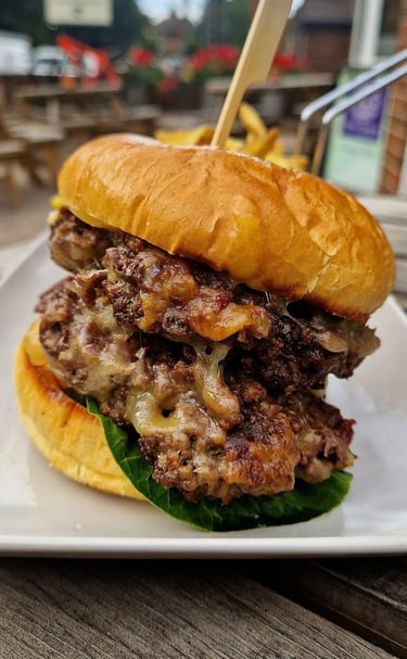 a country pub restaurant burger 