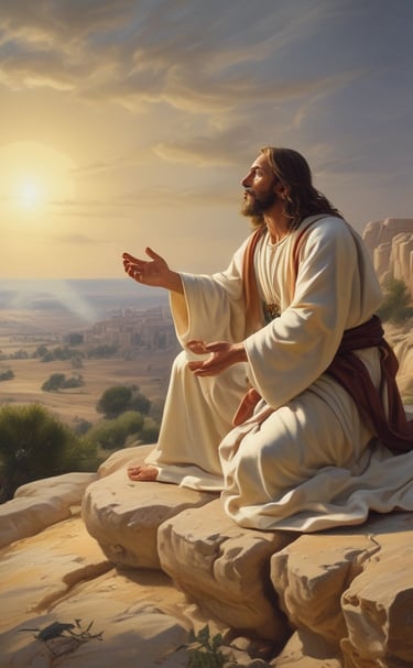 A detailed religious altar is adorned with a central painting depicting a figure in red with a serene expression, surrounded by ornate golden decorations and two angel statues. Flanking the altar are two white statues of saints labeled S. Mauritus and S. Amadeus. The background features an intricate mural.