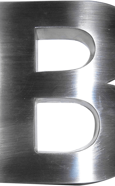 SS steel letter for school