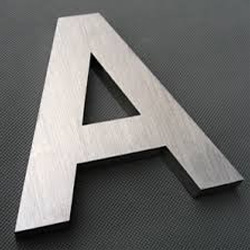 SS steel letter for hospital