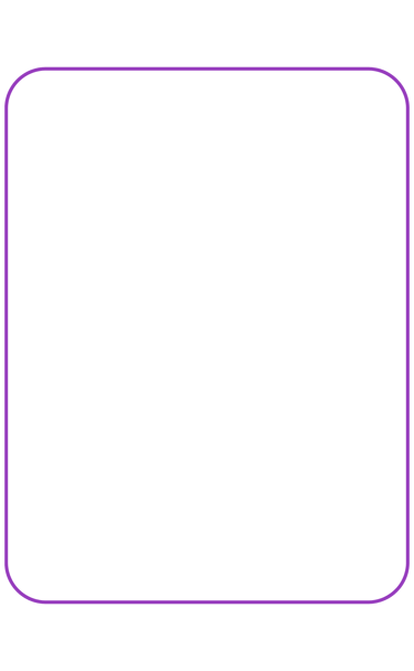 cadre blanc avec bordure violet