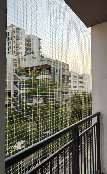 Balcony safety nets in sadashivanagar