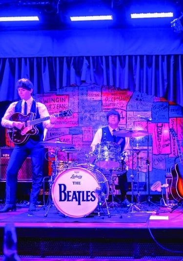 The Beatles cover band on Norwegian Epic