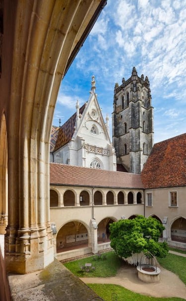 Cloître du monatère de Brou