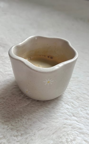 Notre petite tasse à espresso marguerite 