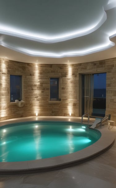 A close-up of a stylish LED bulb with a warm glow.