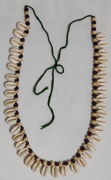 "Handcrafted shell necklace–ethnic tribal jewelry design-Suitable for export"