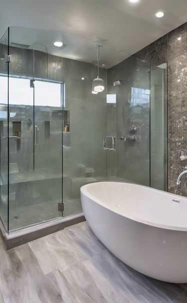 a custom modern Toronto bathroom