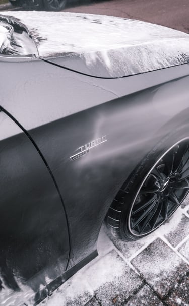 Matte PPF getting washed