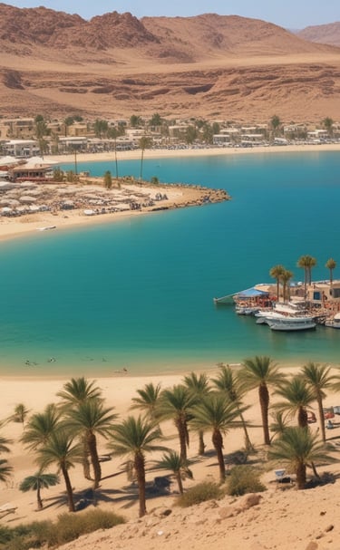 A sleek, modern yacht is gliding through a body of water with gentle waves. In the background, a cityscape featuring historic architecture, including minarets and domes, can be seen under a clear blue sky, creating a serene and picturesque scene.