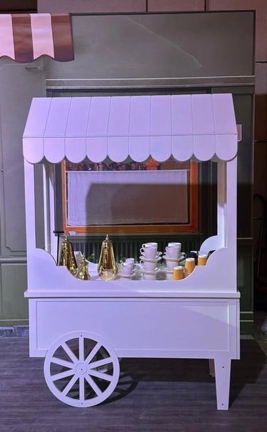 food cart rental dubai, white food cart , for cart for rent in dubai