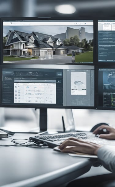 two man walks near USA flag wall