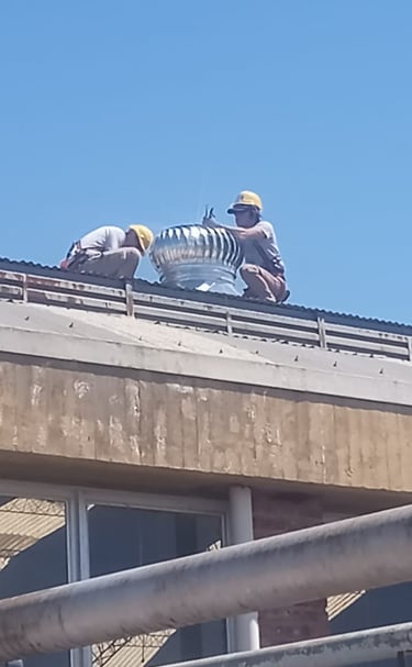 recambio de extractor eólico