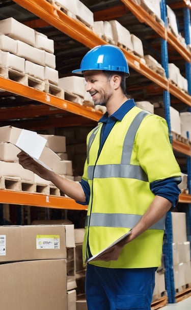 man holding black case