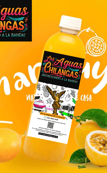 Las aguas chilangas agua de maracuya
