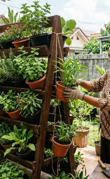 pmbuat vertical garden