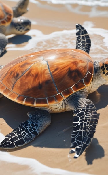 Beautiful sunset casting warm colors over the beach near Menehune Shores.