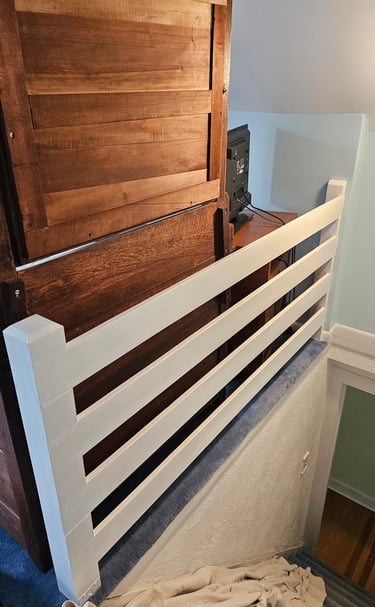 Huckabee Handyman Services, attic room guard rail