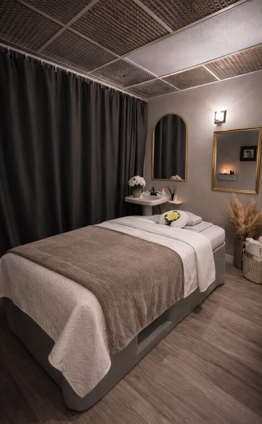 Calm and Relaxing Japanese Head Spa set up at Aveira Spa and Wellness