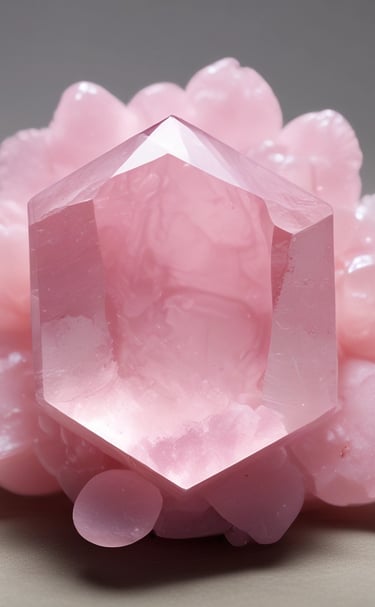 Bright ruby gemstones displayed on a clear, light background emphasizing their deep red color