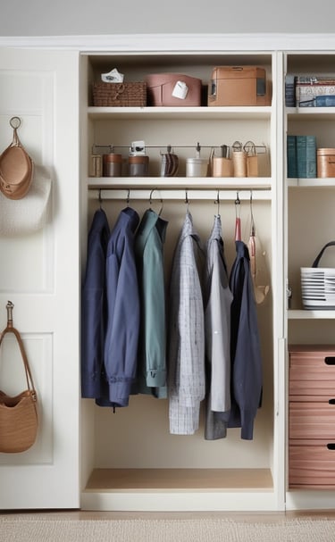 Compact bedroom with a wall-mounted reading lamp and under-bed storage drawers.