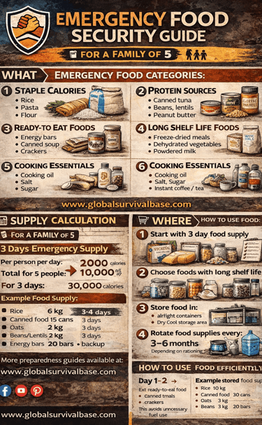 emergency food security guide for family preparedness