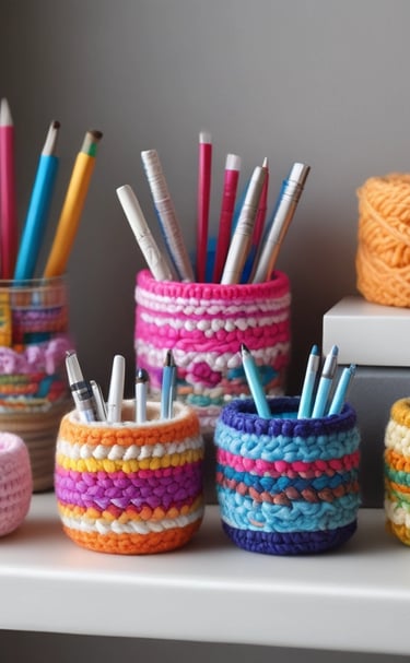 A vibrant display of folded colorful tops on a clean wooden table, highlighting fabric texture.