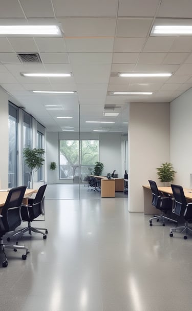 A freshly cleaned kitchen area ready for use after end of lease cleaning.