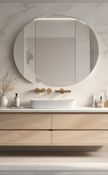 An aesthetic moodboard showcasing fashion accessories and delicate jewelry in muted beige and gold tones.