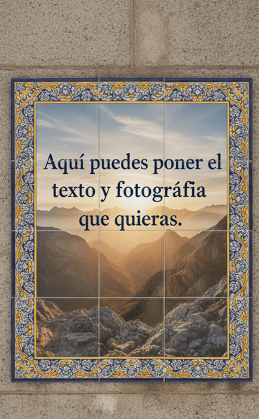 Foto azulejos personalizados