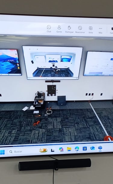 sala de videoconferencia