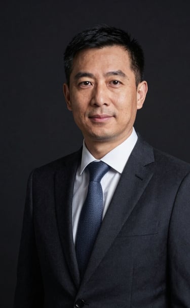 Portrait of the first associate attorney, confident and approachable.