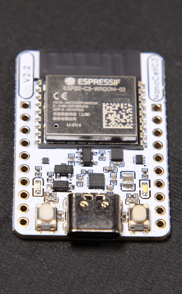 Our ESP32 WiFi module with its USB-C interface 