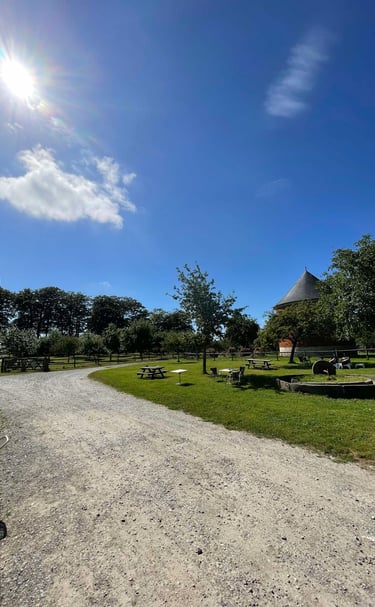 Extérieur de l'ecomusée de la pomme et du cidre