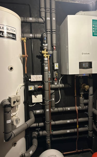 Home boiler system